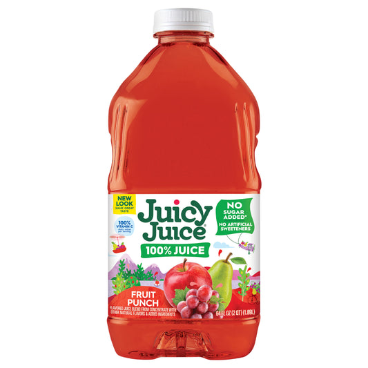 Juicy Juice 100% Juice, Fruit Punch, 64 Fl Oz Bottle