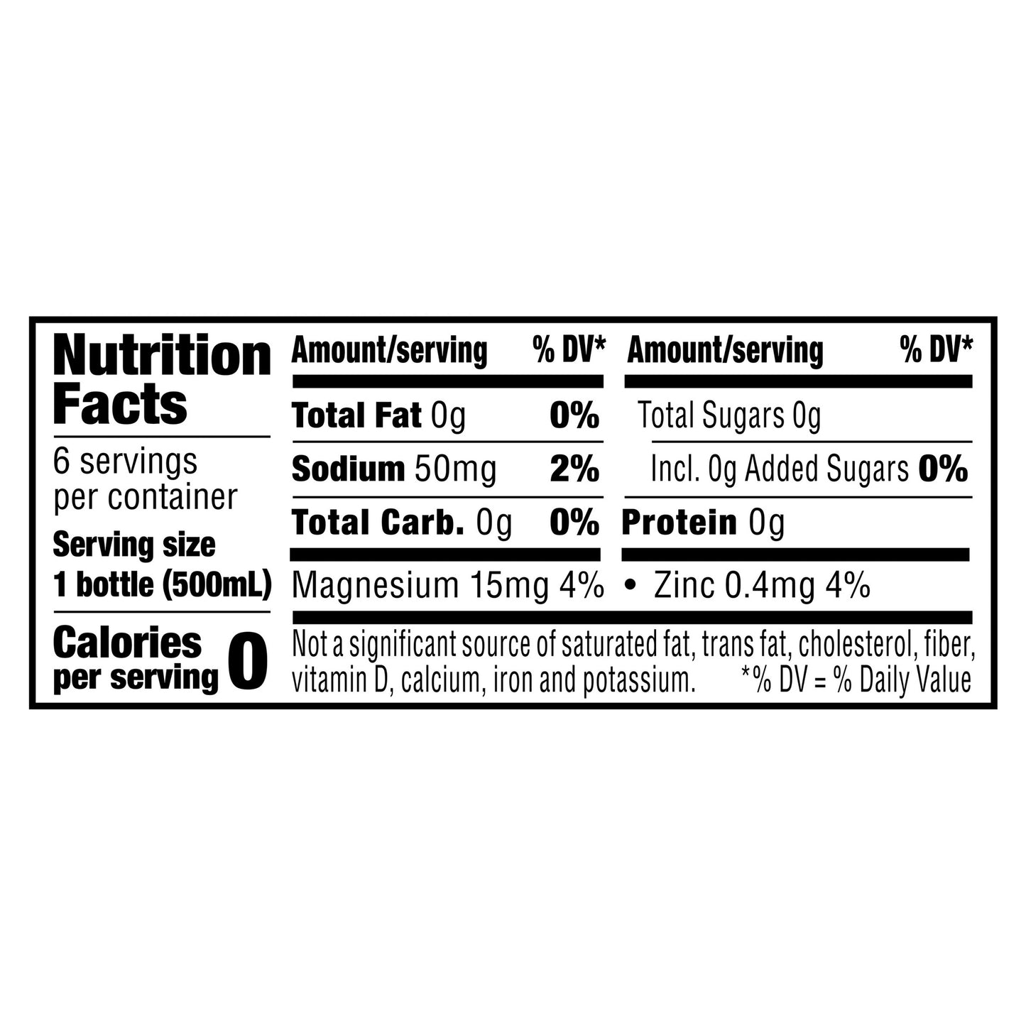 Splash Refresher Lemon Flavored Water, 16.9 fl oz, 6 Pack