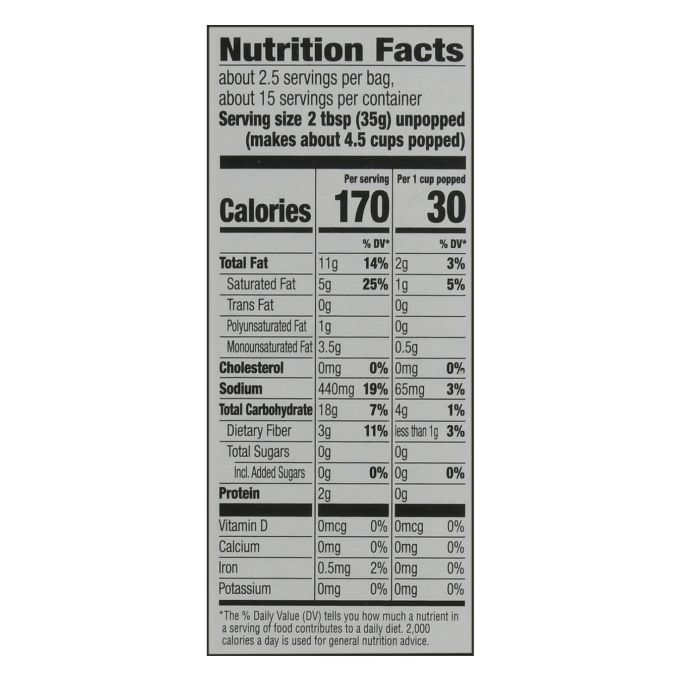 Orville Redenbacher's Naturals Microwave Gourmet Simply Salted Popping Corn 6 - 3.29 oz Bags