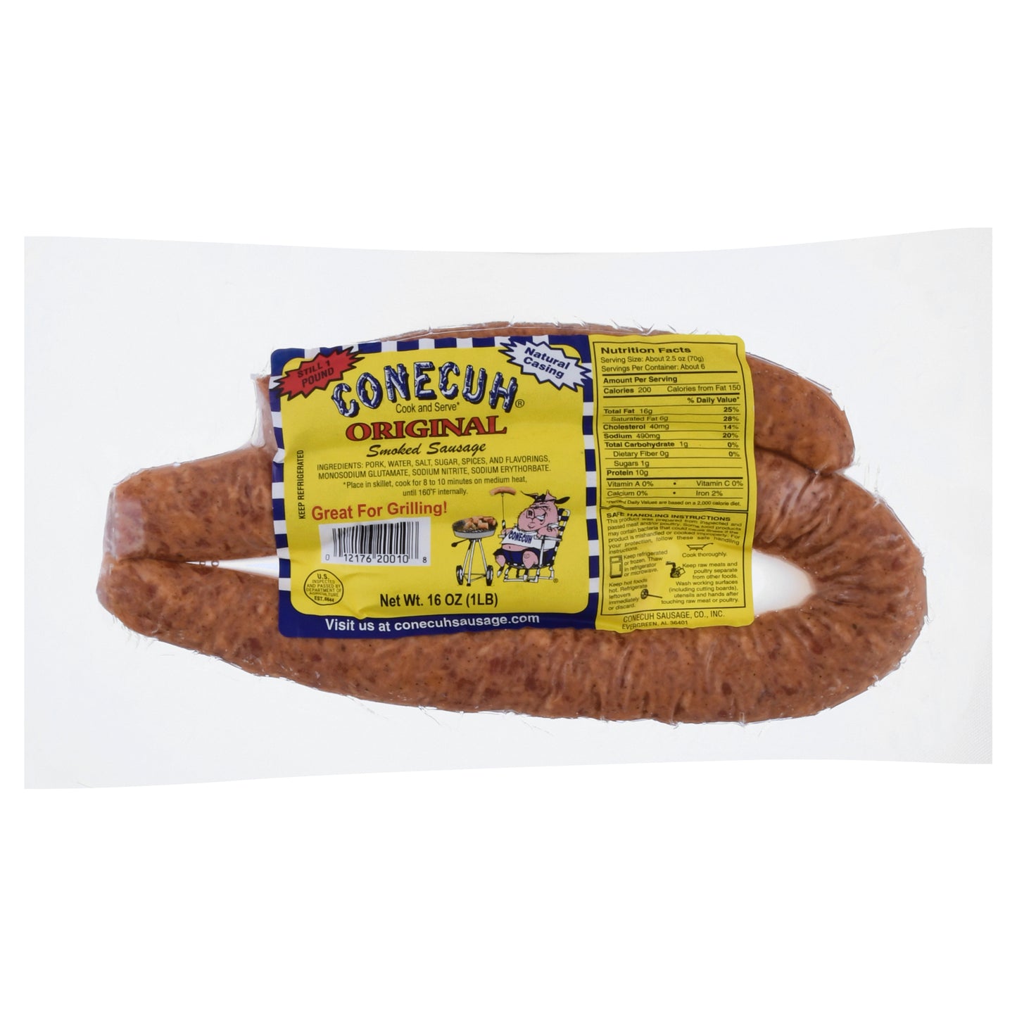 Conecuh Original Smoked Sausage 16 oz