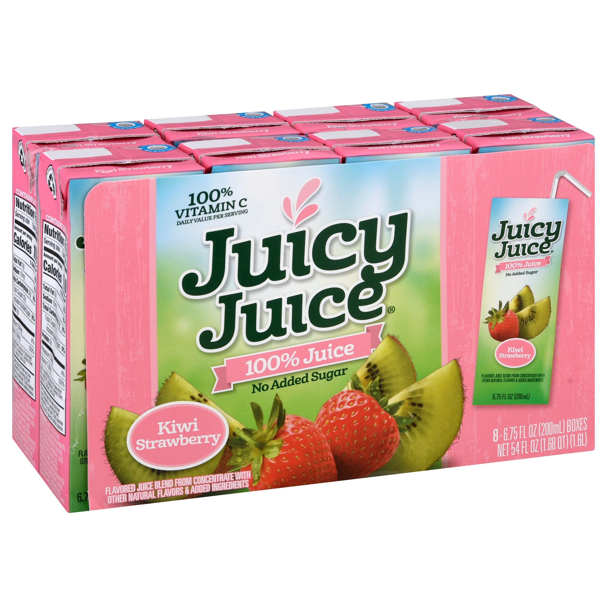 Juicy Juice 8 Pack Kiwi Strawberry 100% Juice 8 ea – Douglas Food Valu