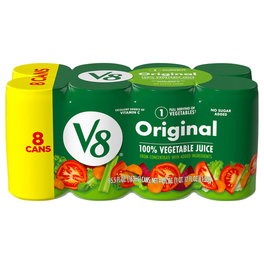 V8 Original 100% Vegetable Juice 8 - 5.5 fl oz Cans
