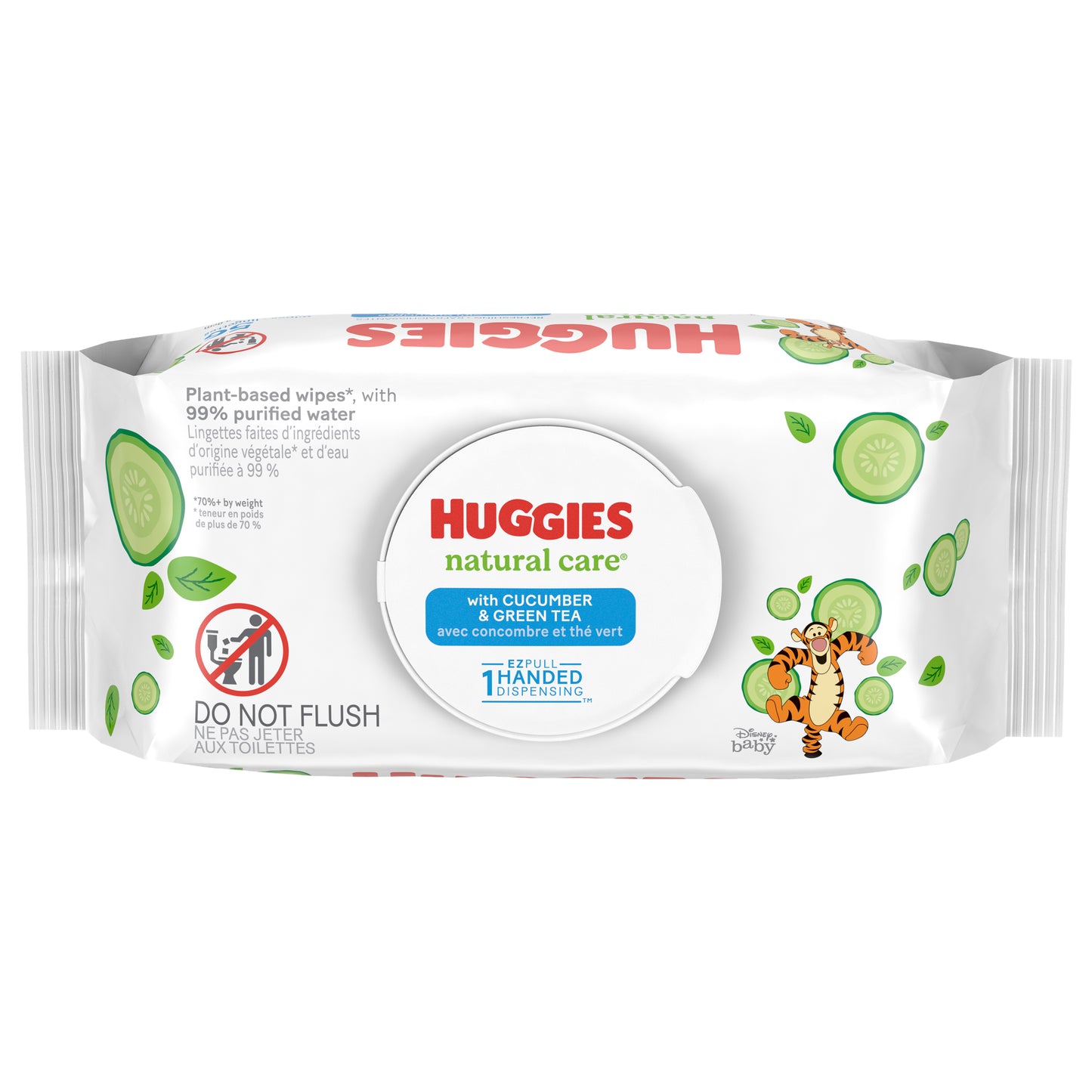 Huggies Natural Care Refreshing Baby Wipes, Scented, 1 Flip-Top Pack (56 Wipes Total)