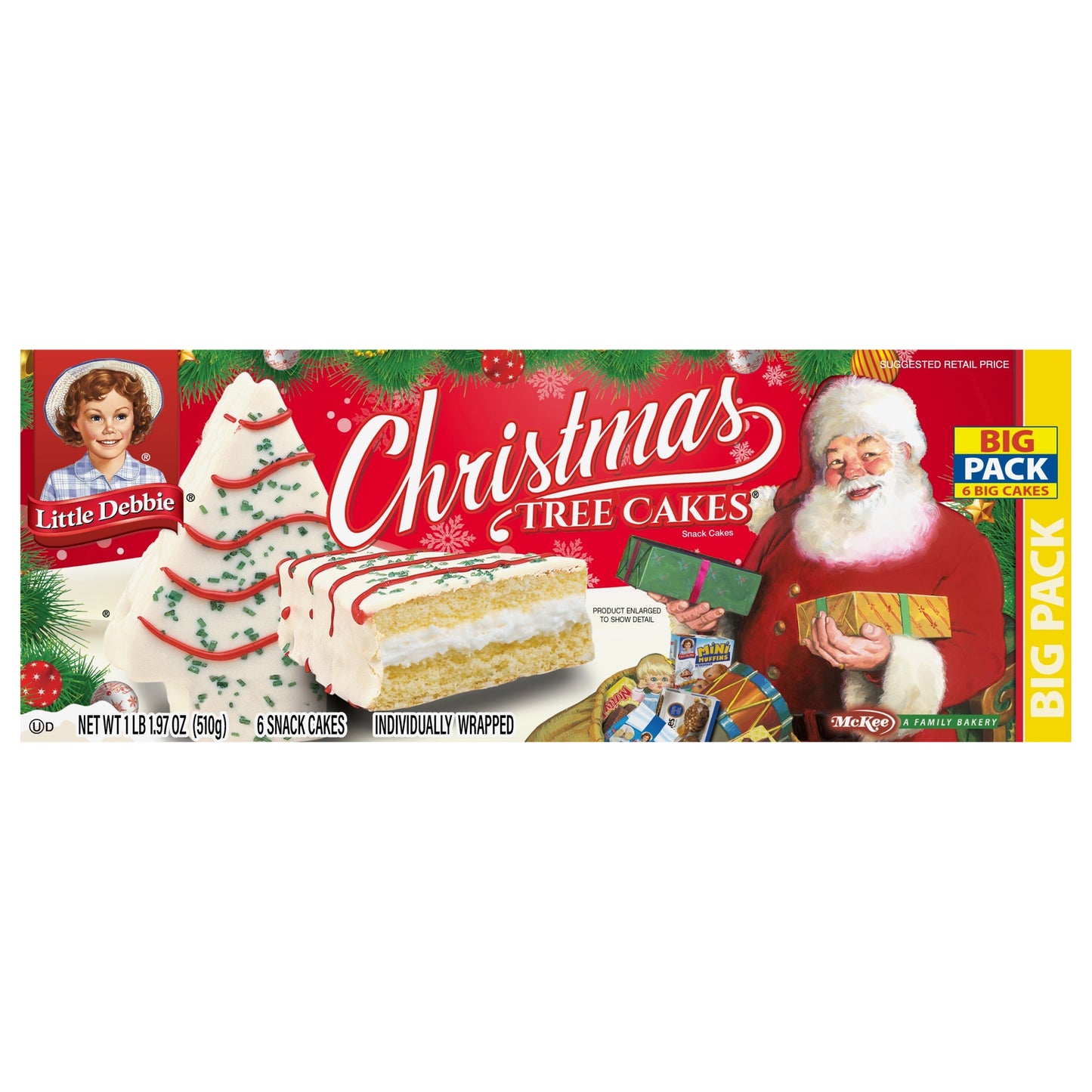 Snack Cakes, Little Debbie Big Pack CHRISTMAS TREE CAKES ® (van)