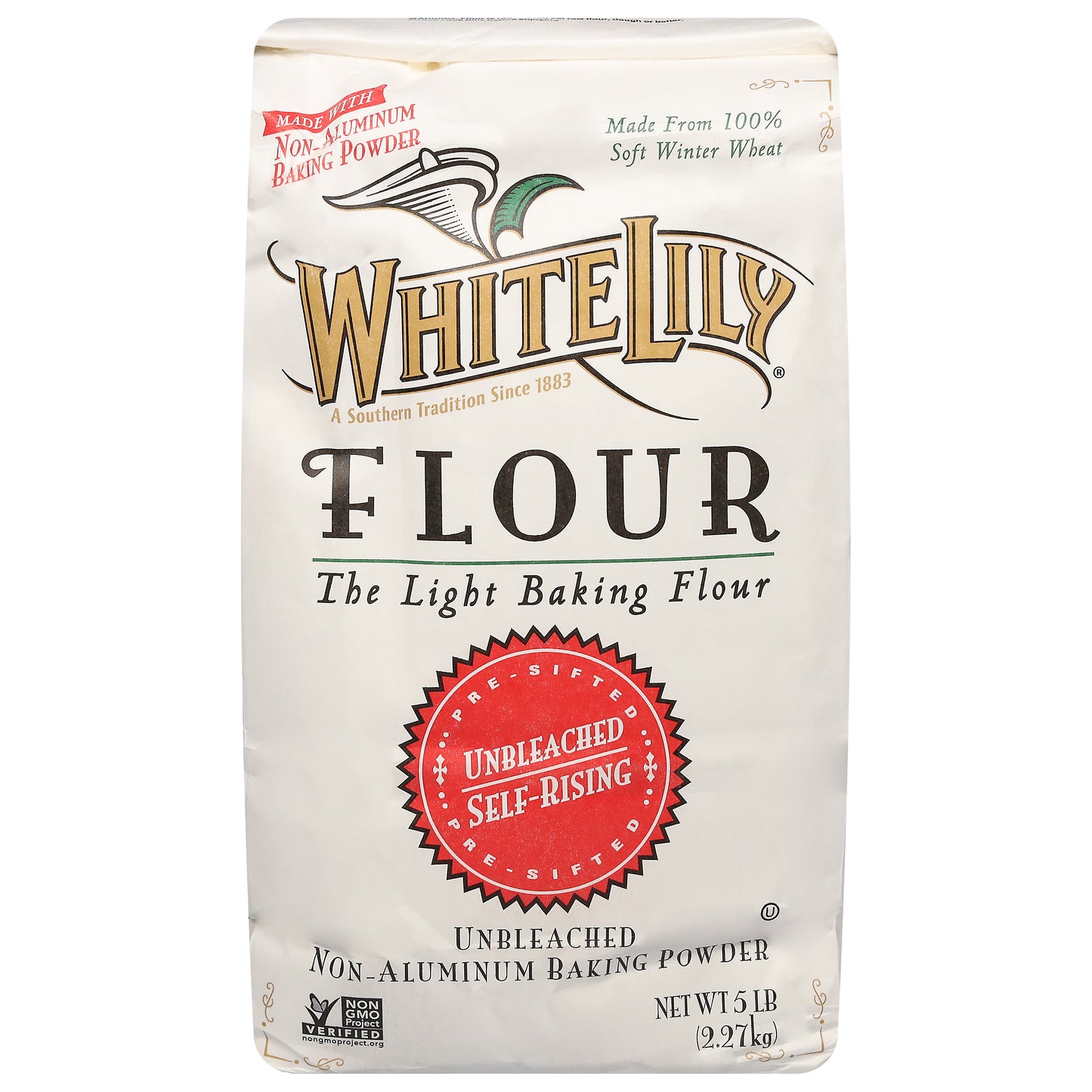 White Lily Unbleached Self-Rising Flour 5 lb