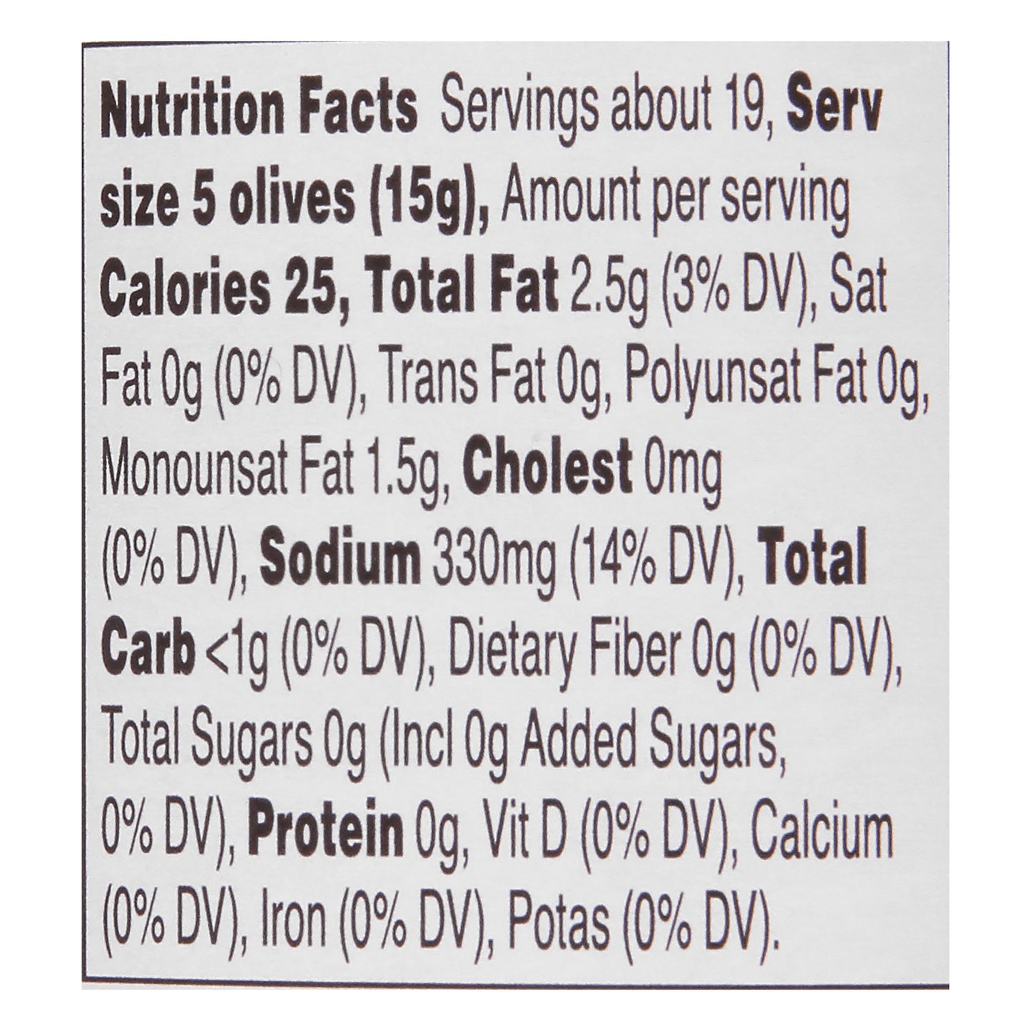 Food Club Manzanilla Pimiento Stuffed Olives 10 oz