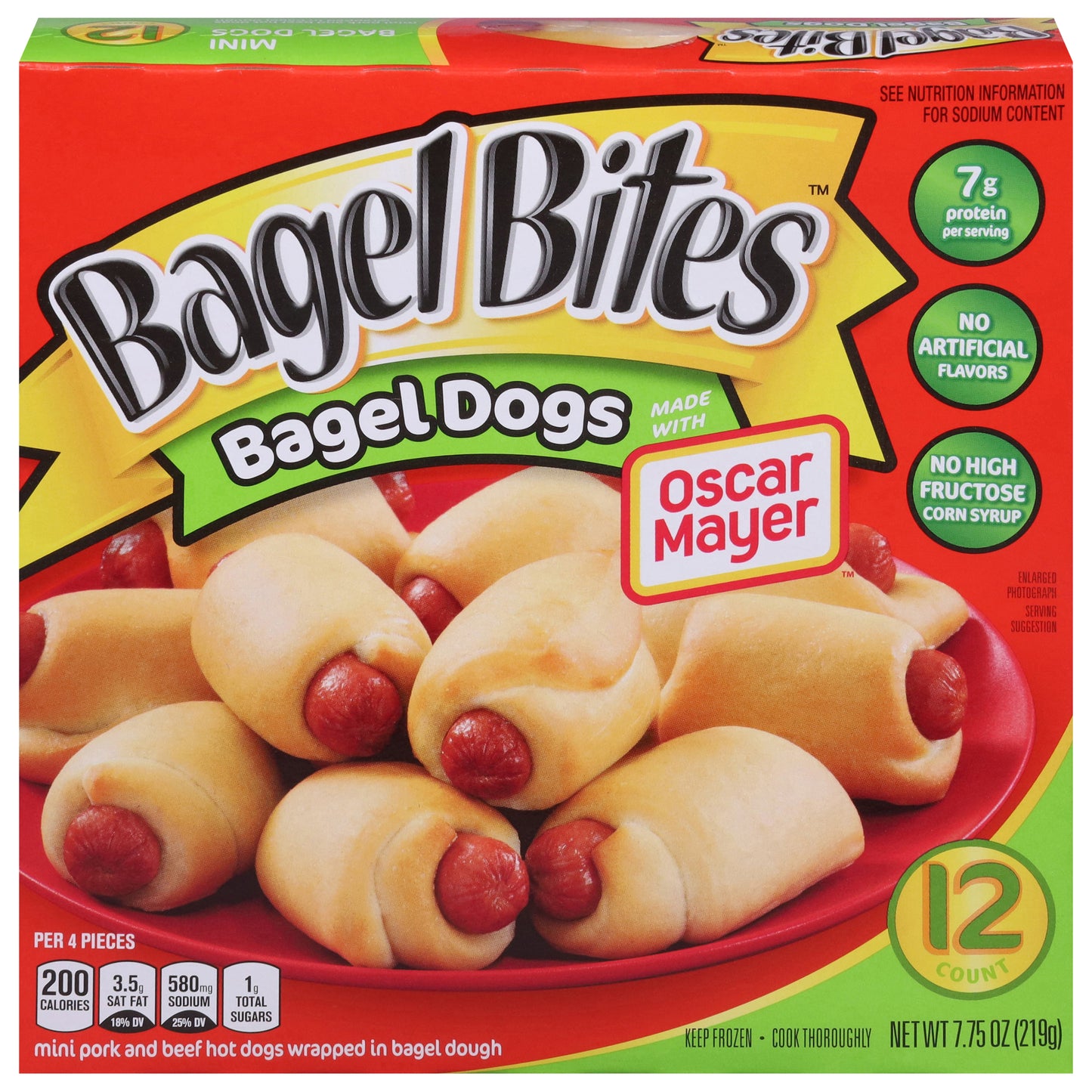 Bagel Bites Bagel Dogs Mini 12 ea