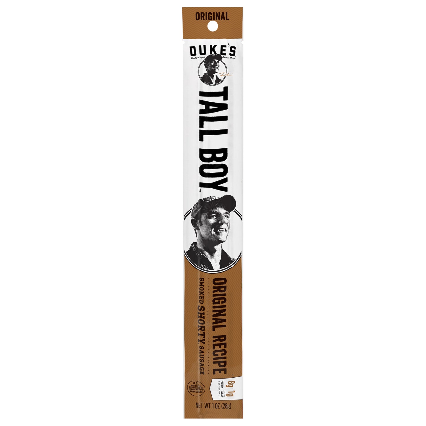 Duke's Original Recipe Tall Boy Smoked Shorty Sausage, 1 oz.