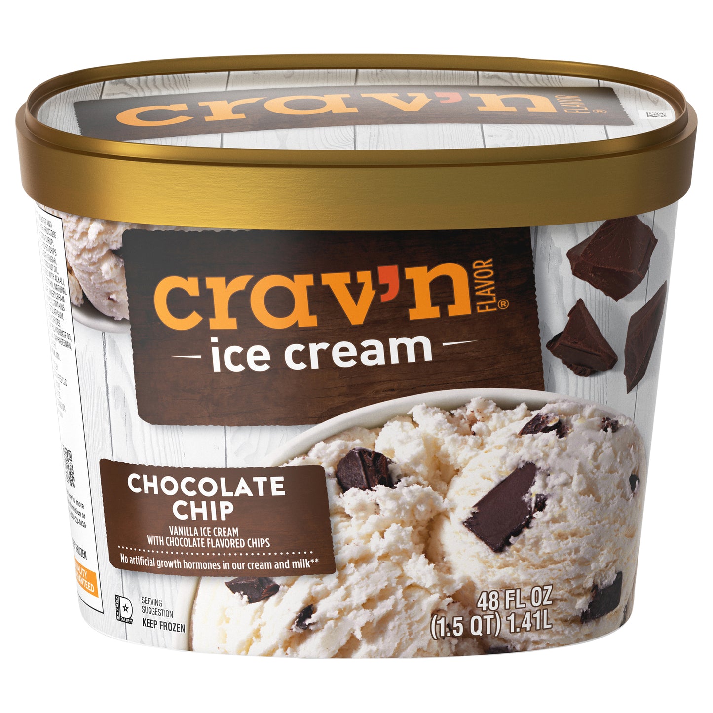 Crav'n Flavor Chocolate Chip Ice Cream 48 fl oz
