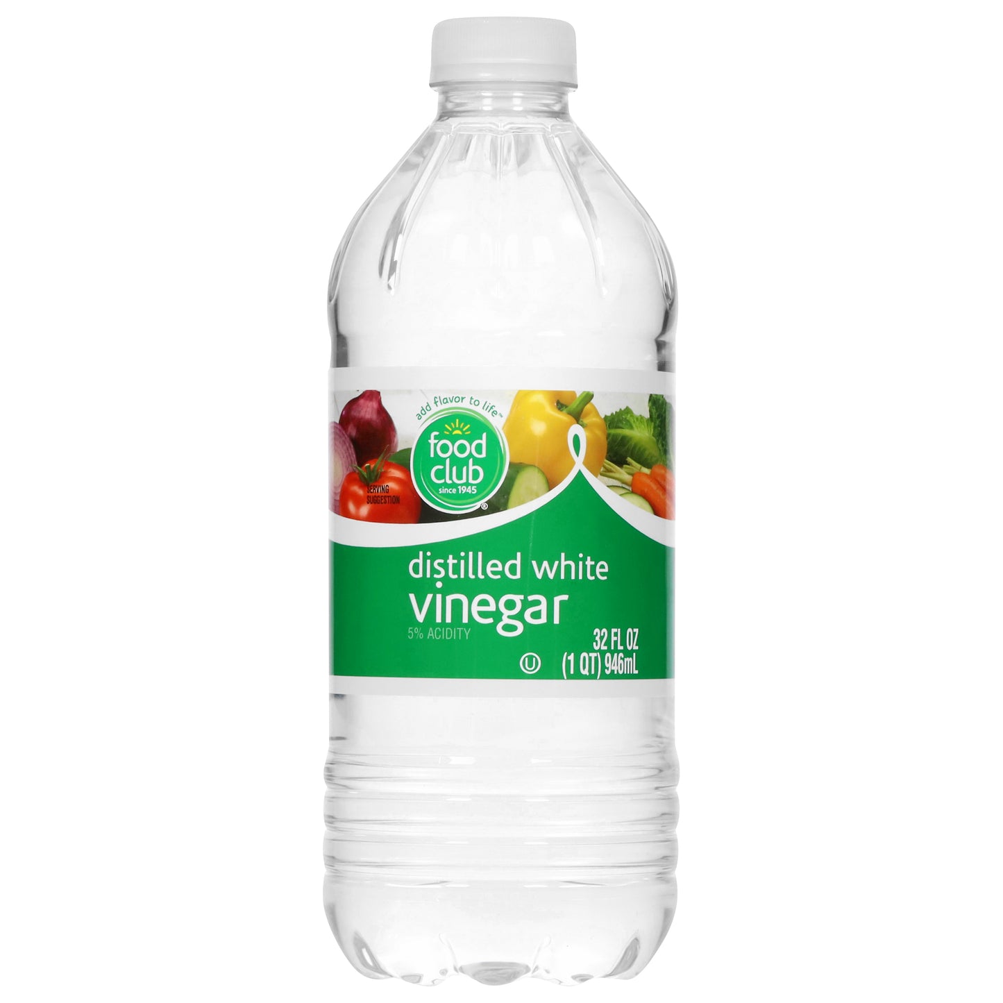 Food Club Distilled White Vinegar 32 fl oz