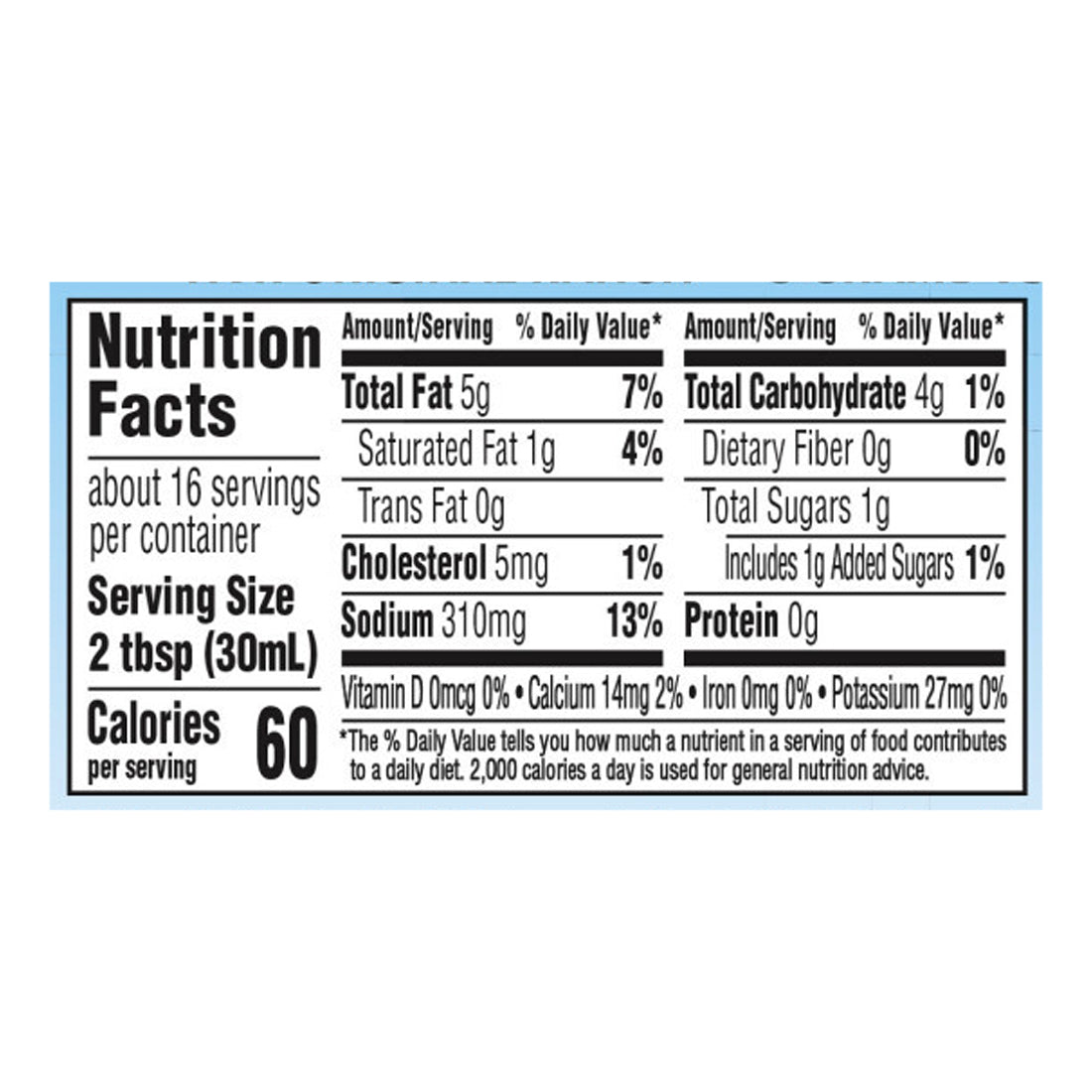 Hidden Valley Original Ranch Light Salad Dressing & Topping - 473 ml