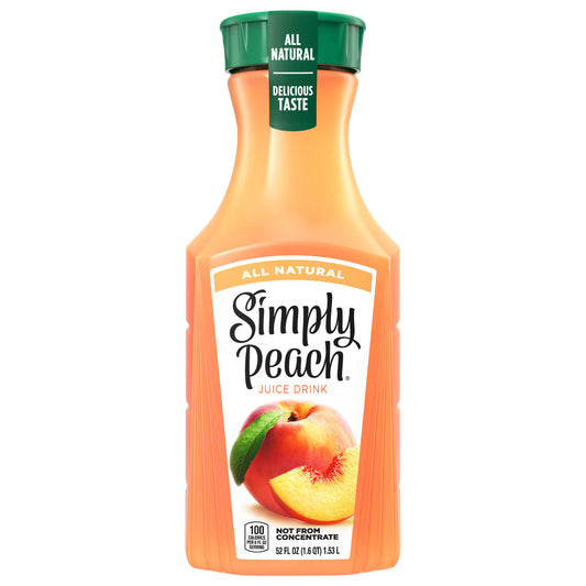 Simply Peach Bottle, 52 fl oz