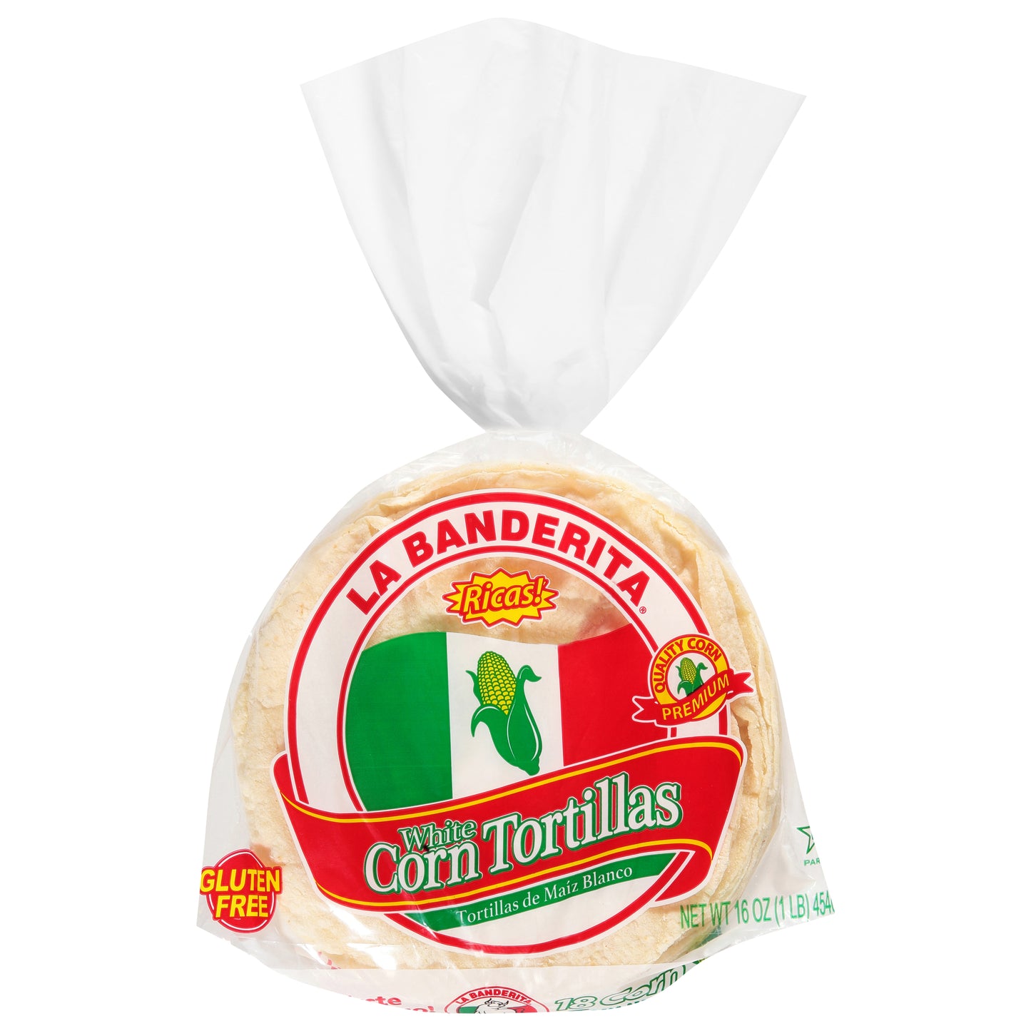 La Banderita White Corn Tortillas 18 ea