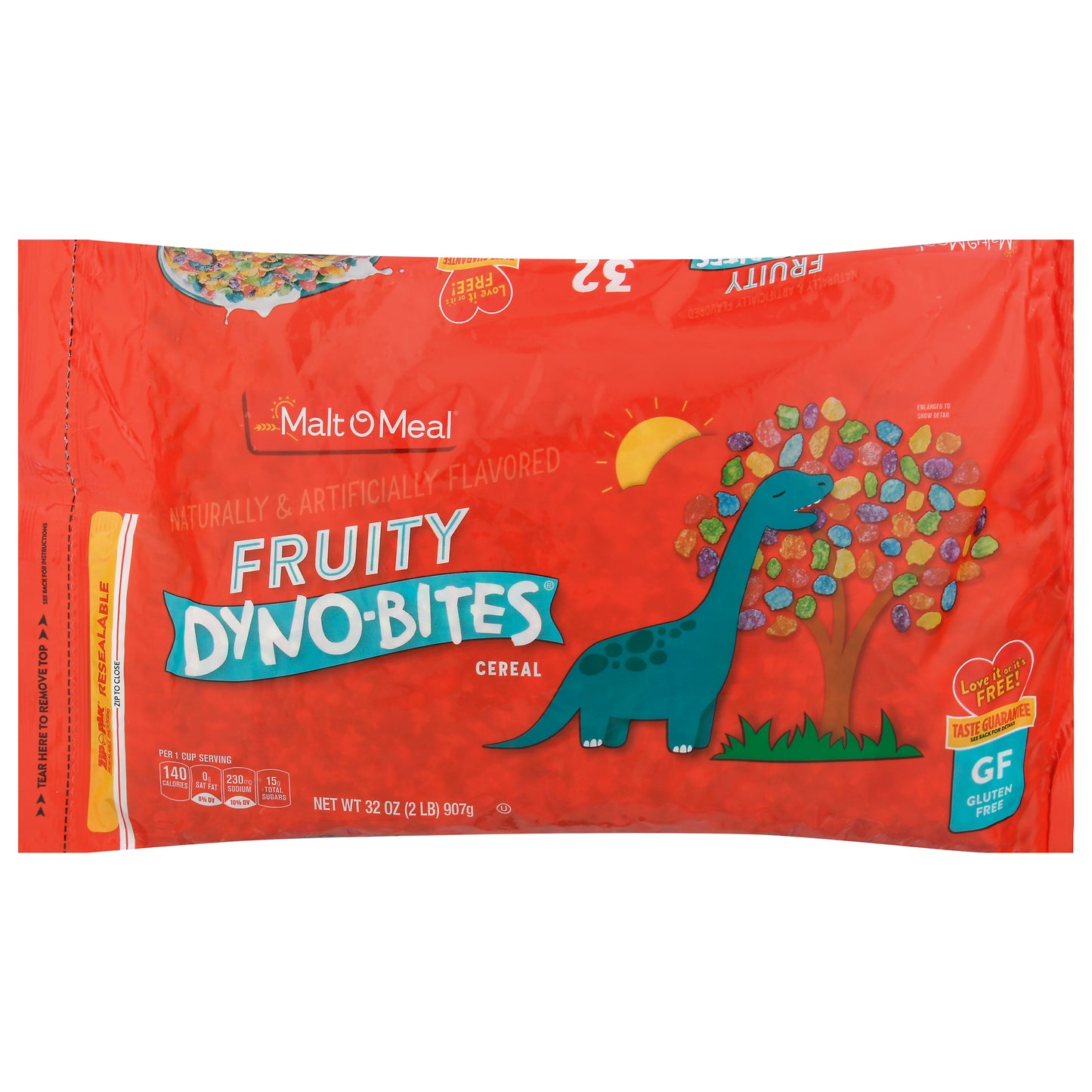 Malt O Meal Dyno-Bites Fruity Cereal Super Size 32 oz