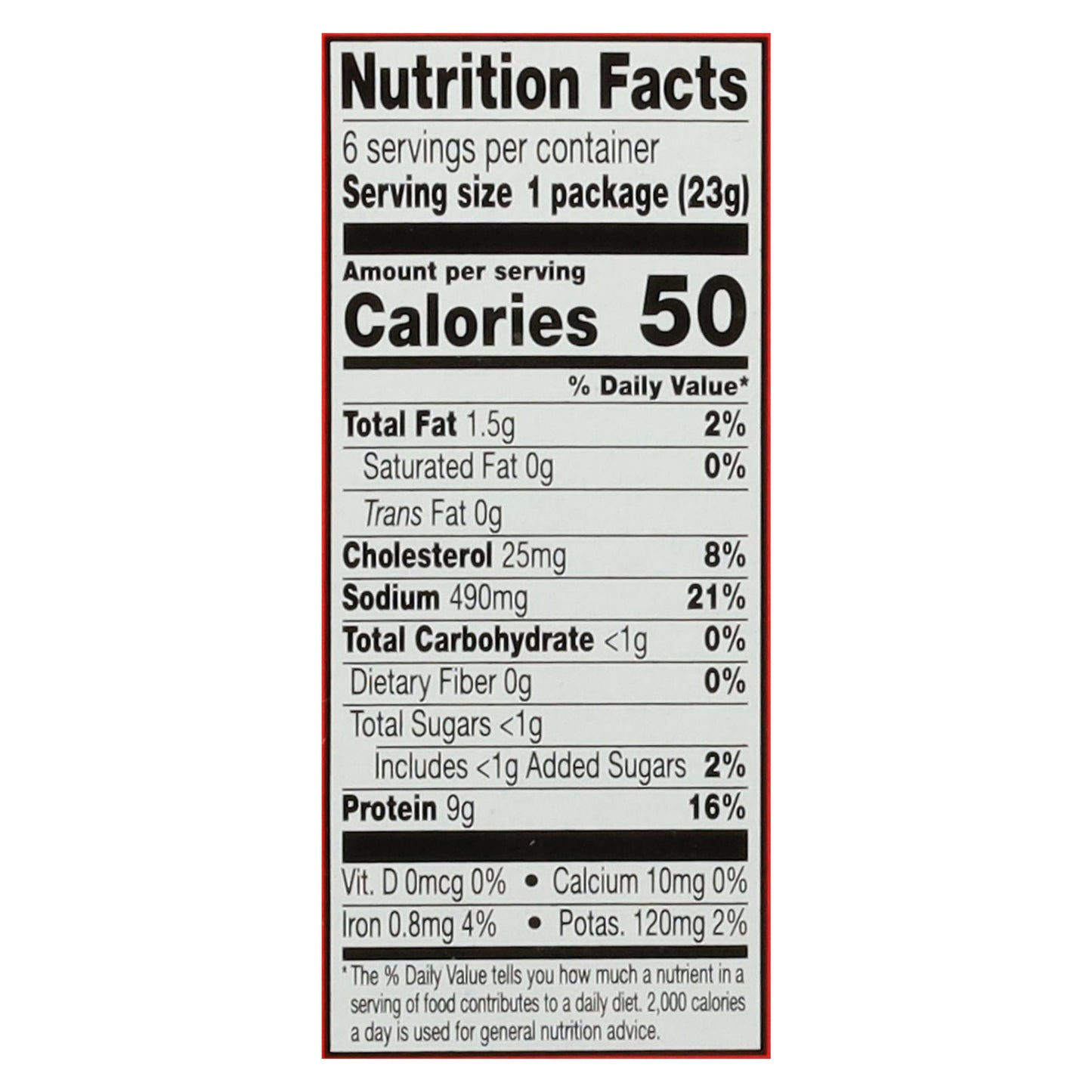Jack Link's Original Beef Steaks 6 - 0.8 oz Packages