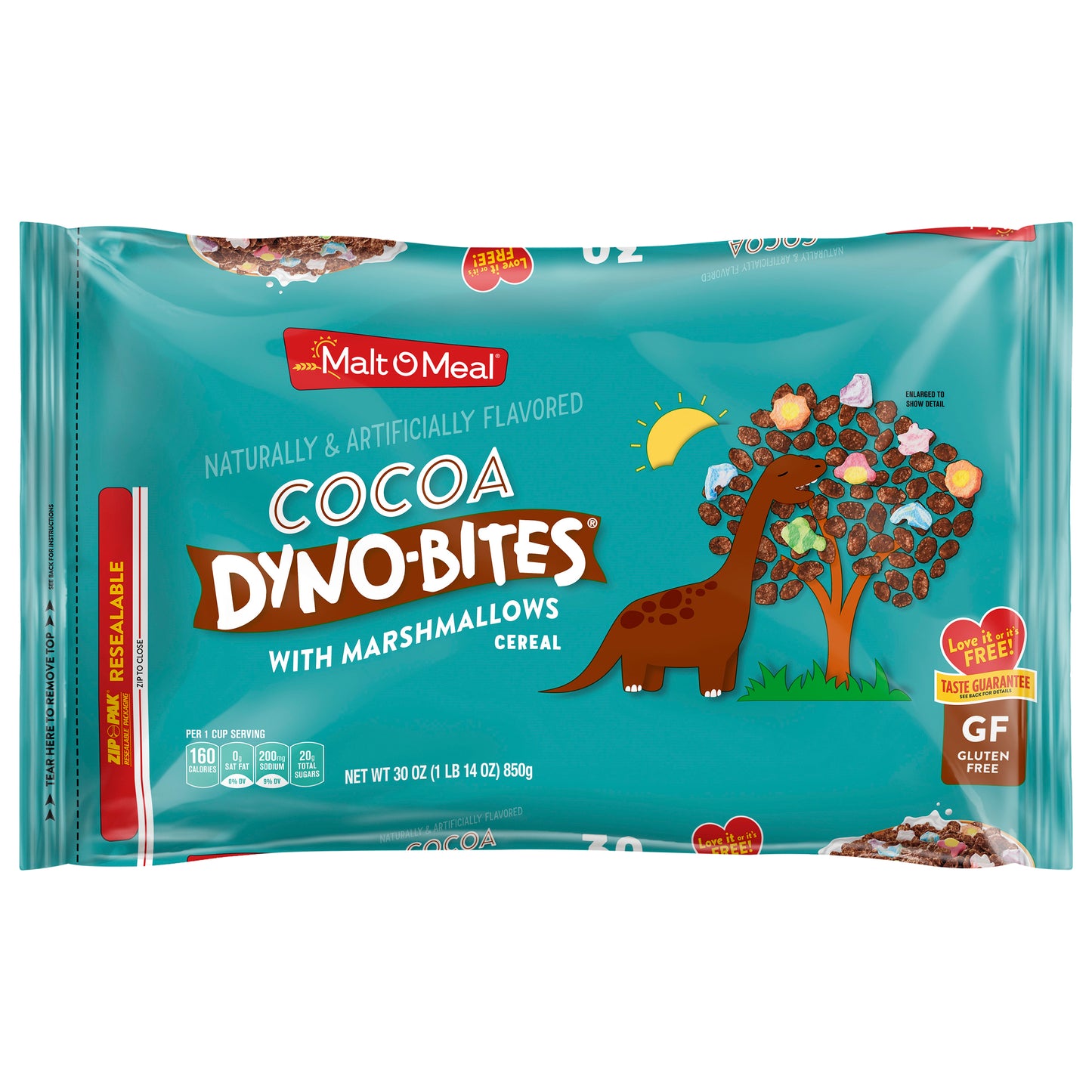 Malt O Meal Super Size Cocoa Dyno-Bites Cereal 30 oz