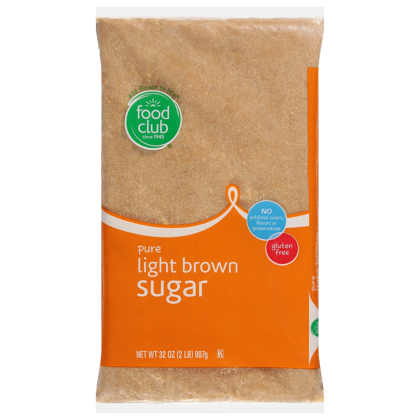 Food Club Pure Light Brown Sugar 32 oz