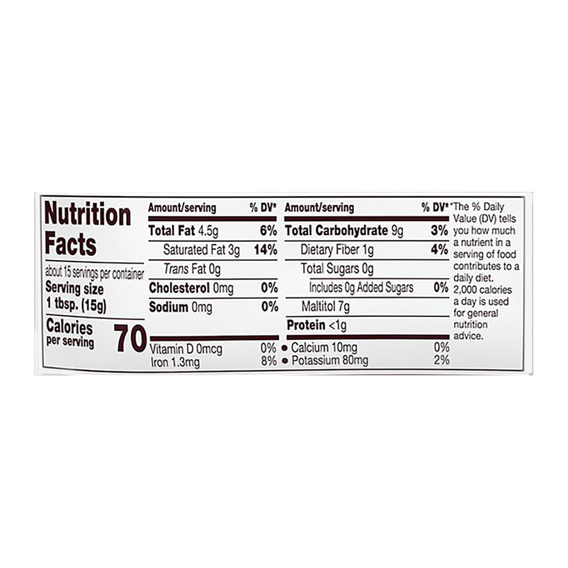 HERSHEY'S Sugar Free Chocolate Baking Chips, Gluten Free, 8 oz, Bag