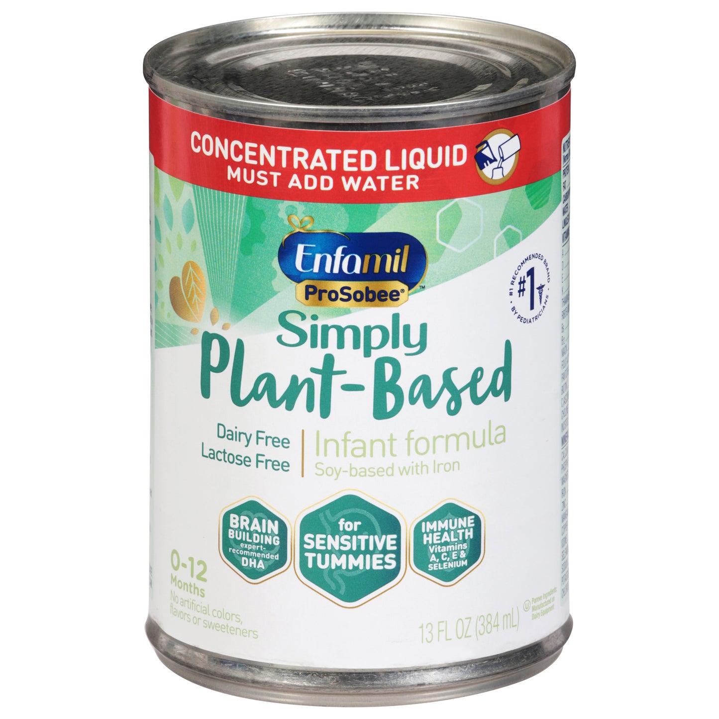 Enfamil ProSobee 0-12 Months Plant-Based Soy-Based with Iron Infant Formula 13 fl oz