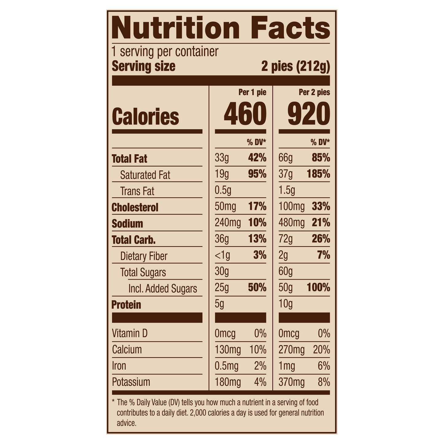 Marie Callender's Coconut Cream Flavored Mini Pies, 2 Pies, Frozen, 7.5 oz.