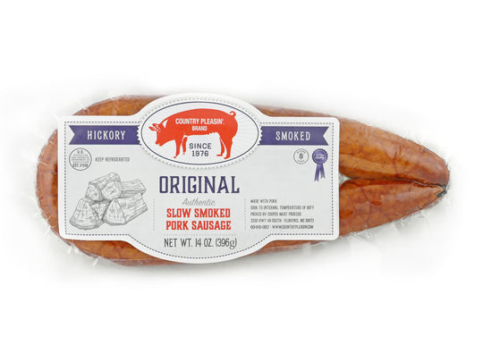 Country Pleasin’ Original Smoked Sausage, 14 oz