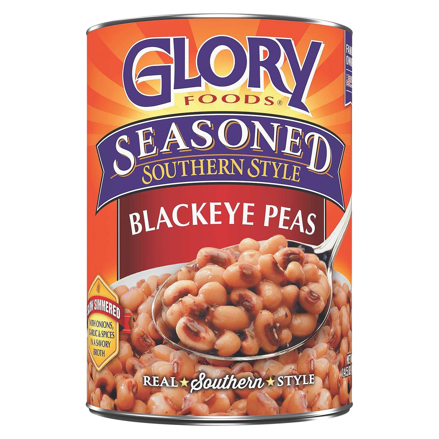 Glory Foods Seasoned Blackeye Peas 14.5 oz