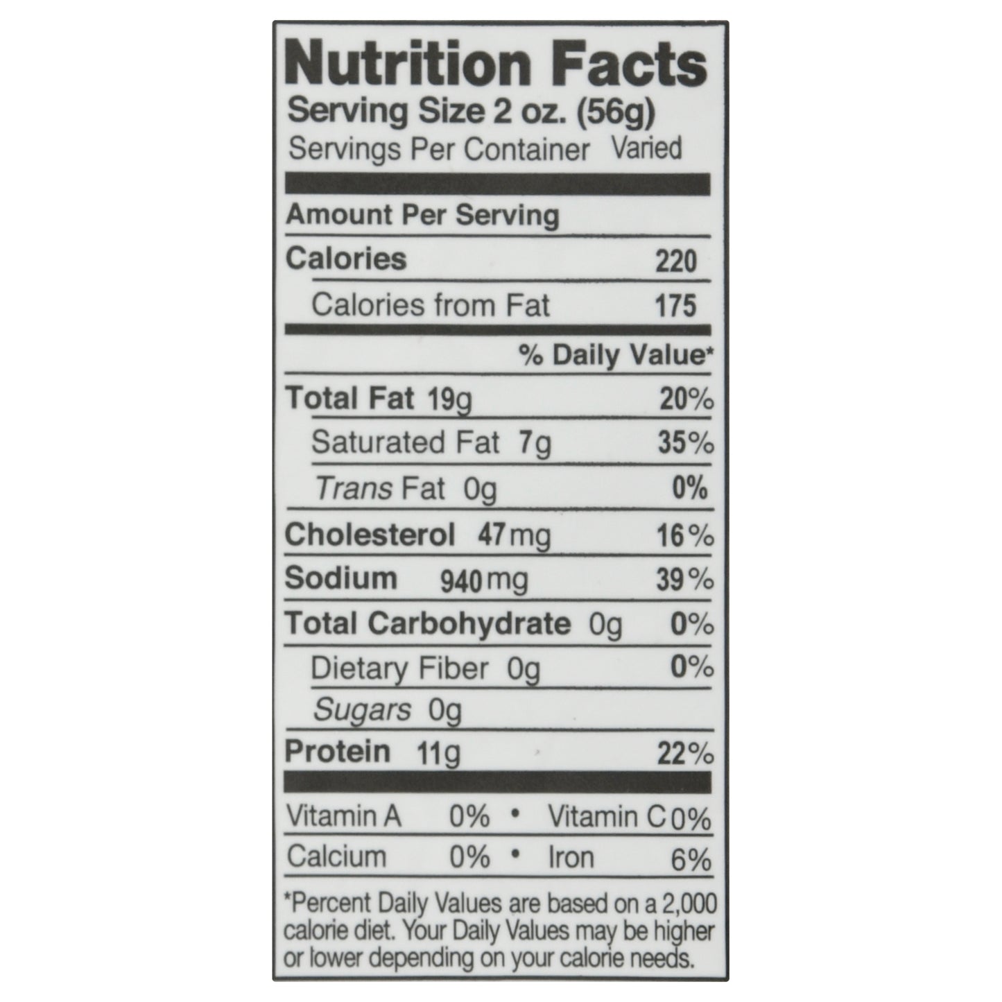 Clifty Farm Center and End Slices 1/6 Country Ham 32 oz