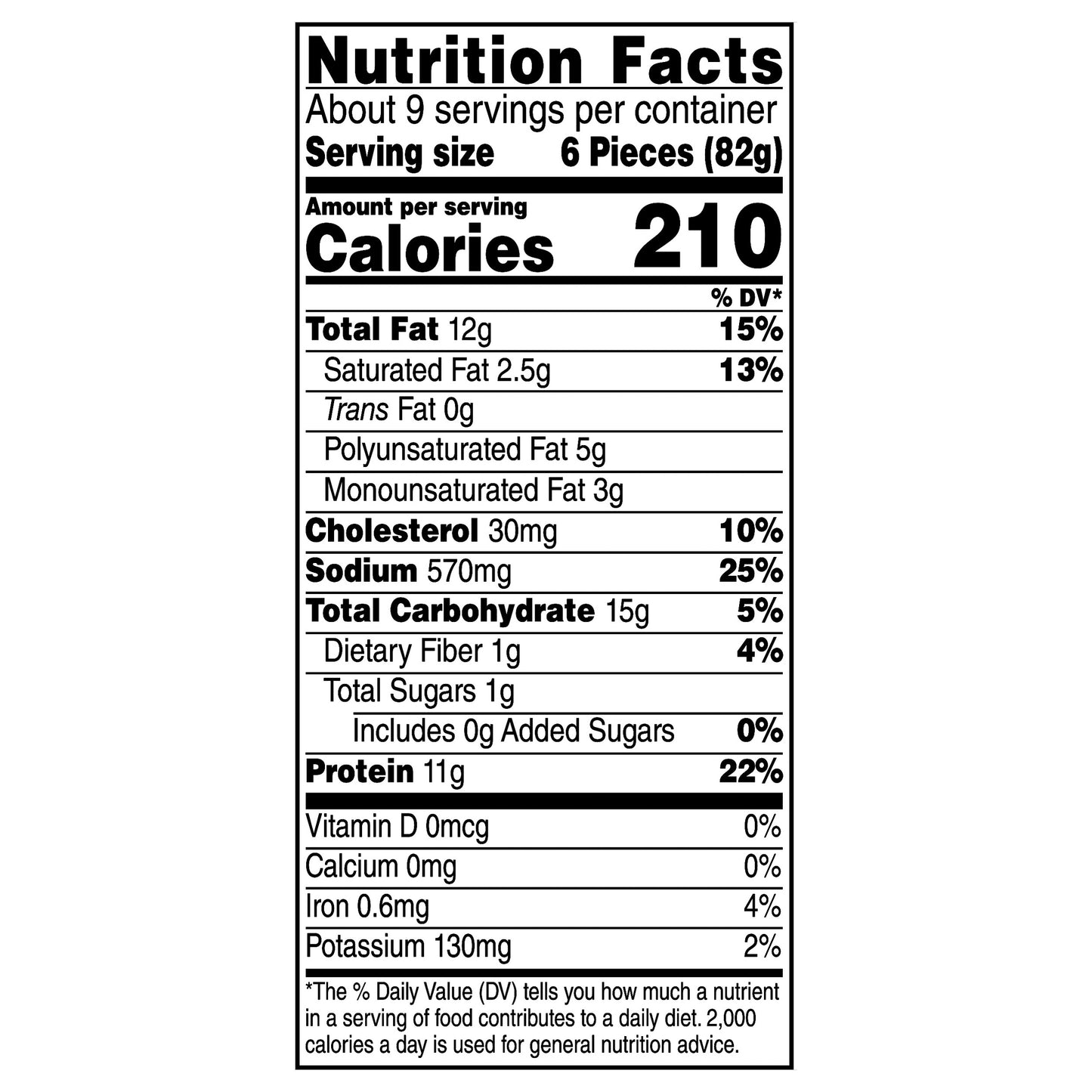 Tyson Frozen Fired Up Popcorn Chicken, 25 oz