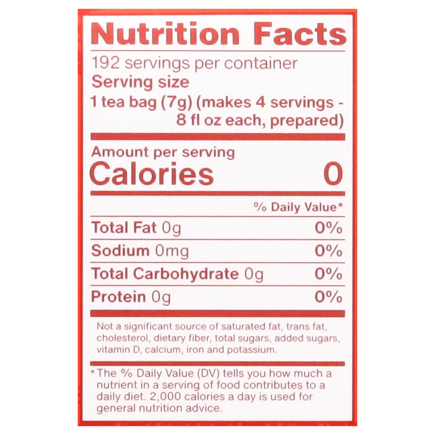 Luzianne Original Iced Tea Family Size 48 Tea Bags