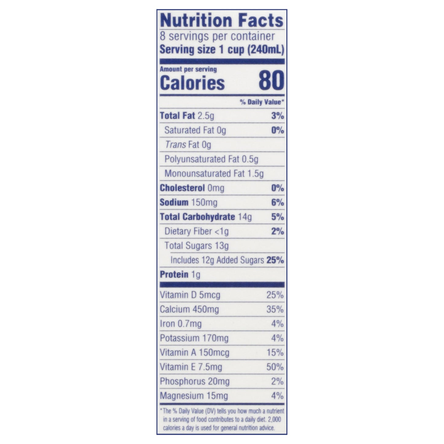 Almond Breeze Dairy-Free Vanilla Almondmilk 0.5 gl