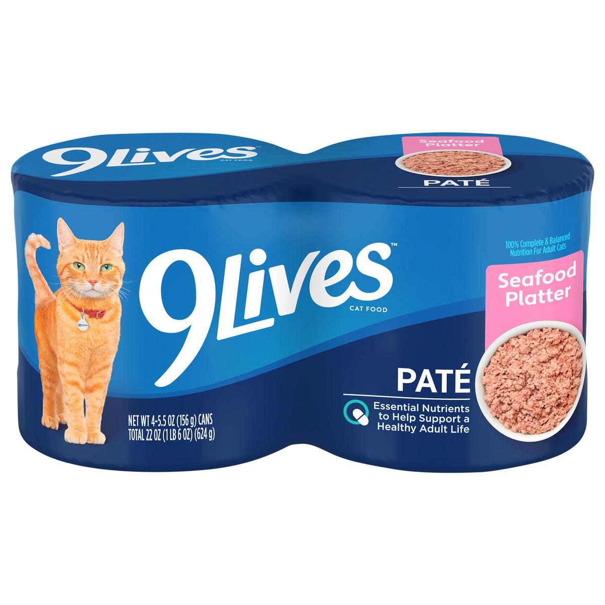 1/22OZ 9LIVES MTY PATE SFD PLTTR
