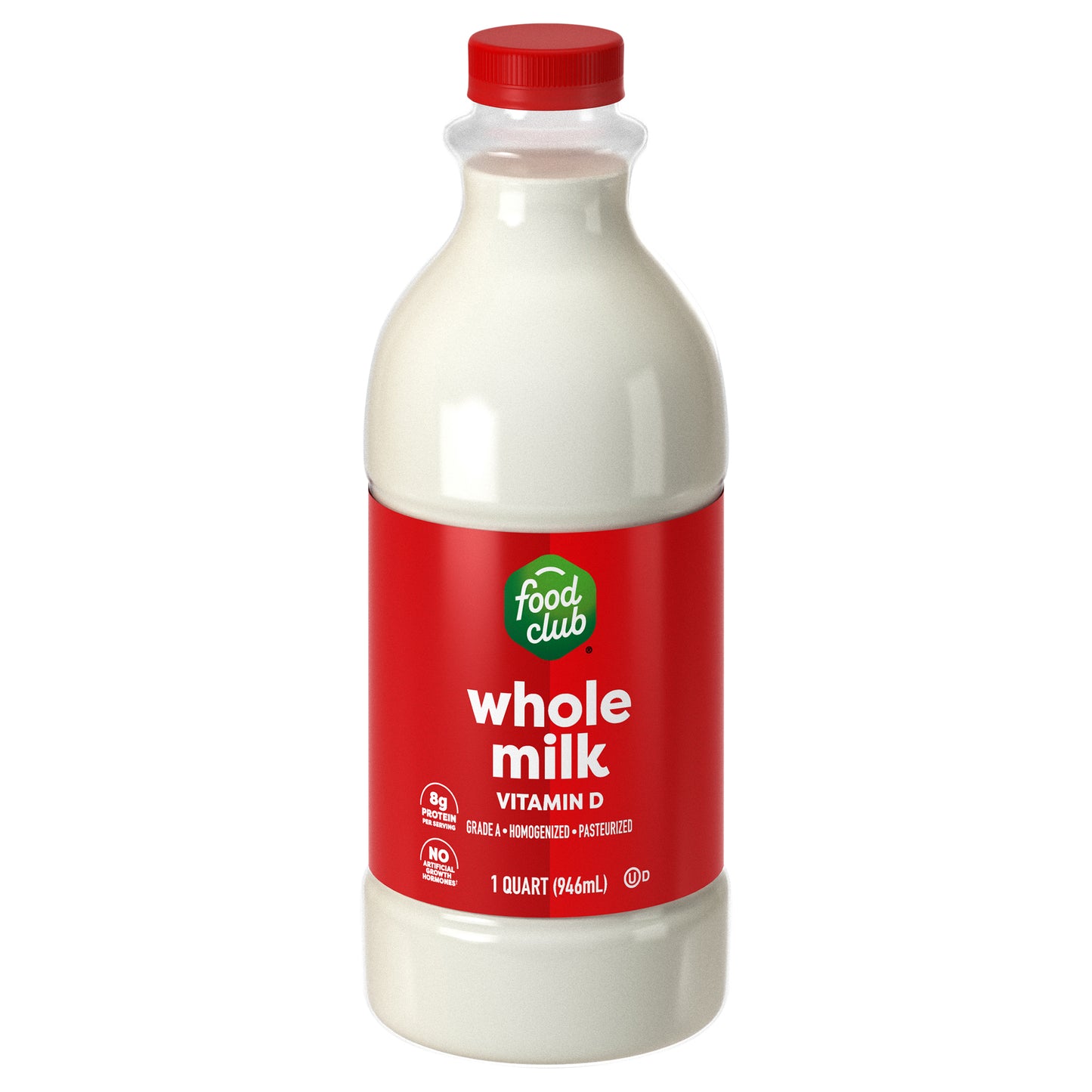 Food Club Whole Milk 1 qt