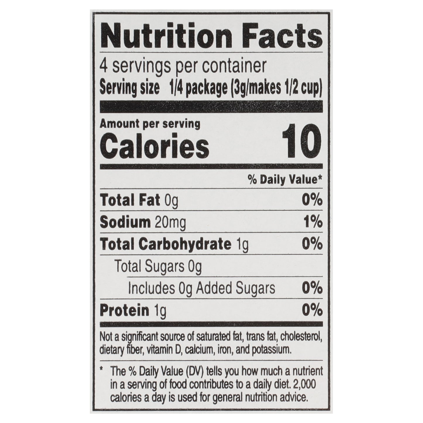 Food Club Essential Choice Sugar Free Low Calorie Orange Gelatin Dessert 0.44 ea