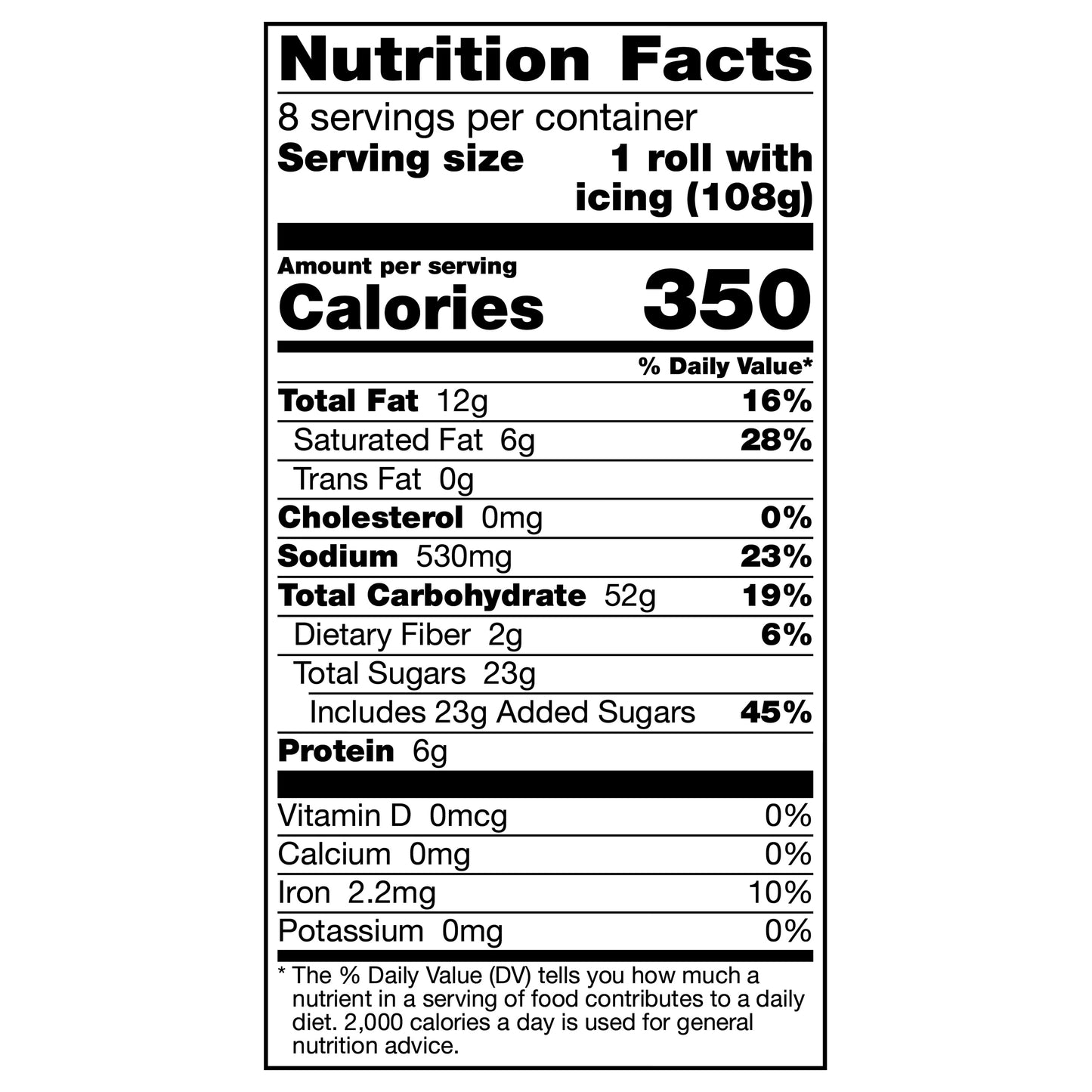 Pillsbury Grands! Cinnamon Rolls with Cream Cheese Icing, Frozen Dough, 8 Ct, 30.5 oz