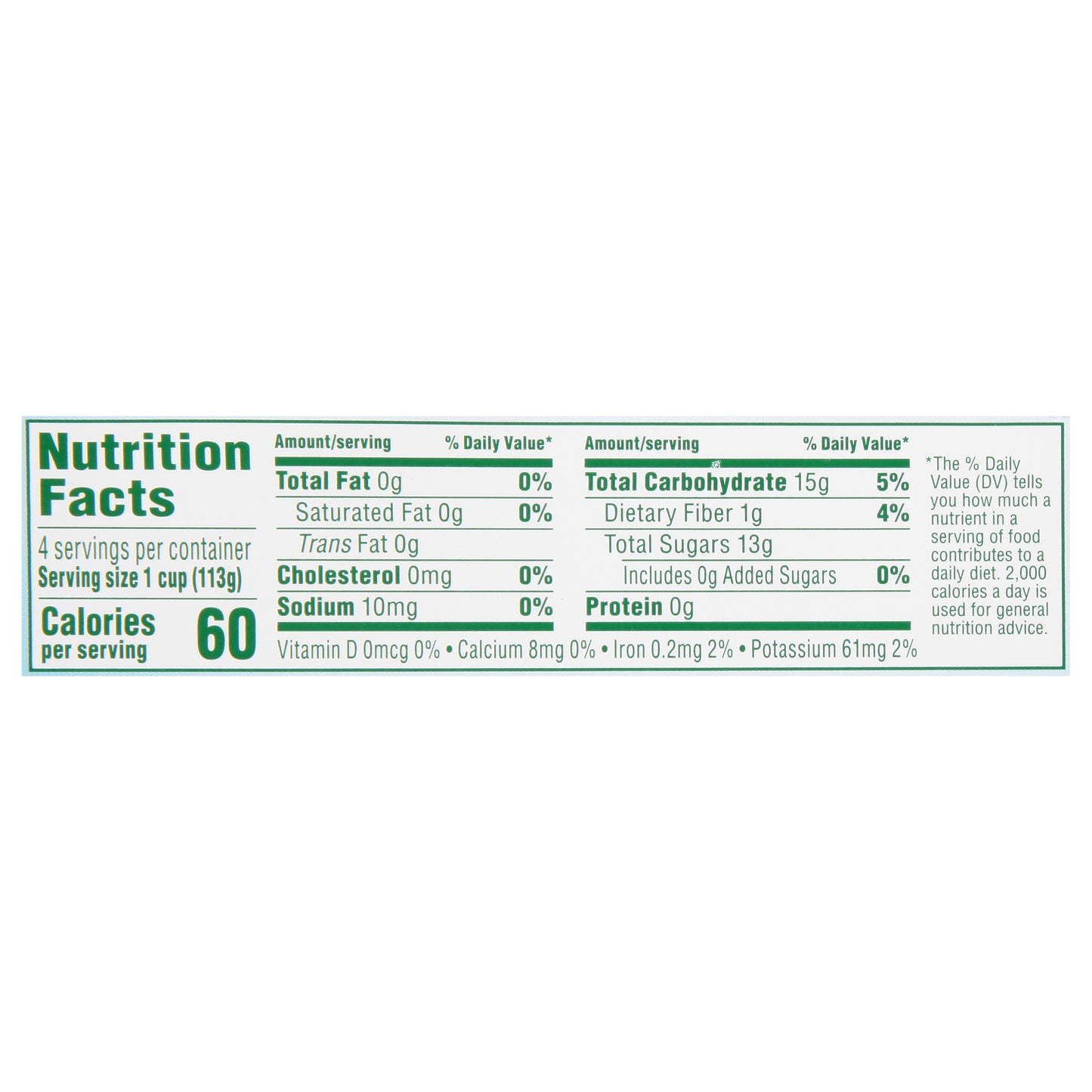 Del Monte Cherry Flavor Cherry Mixed Fruit in 100% Juice 4 - 4 oz Cups