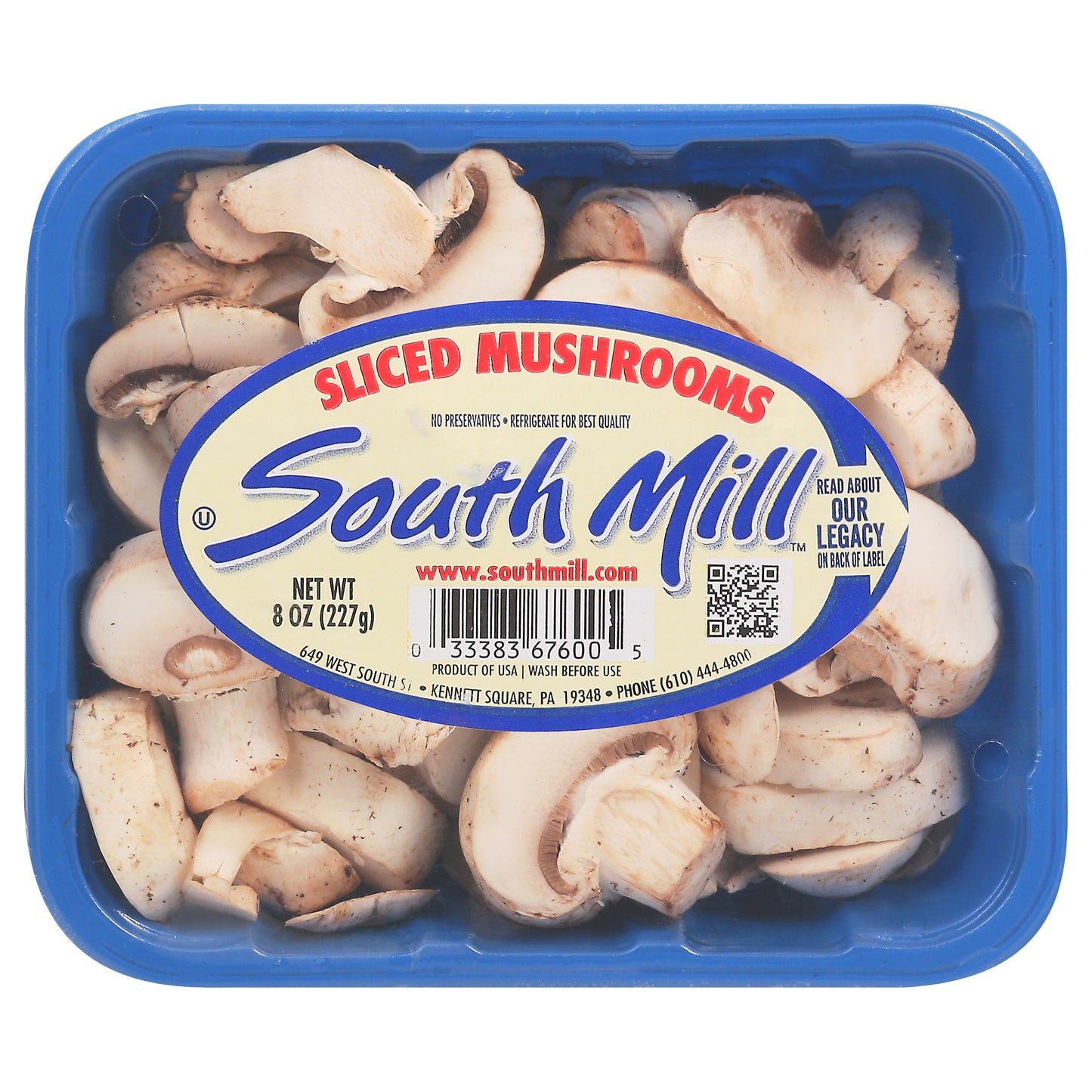 South Mill Sliced Mushrooms 8 oz