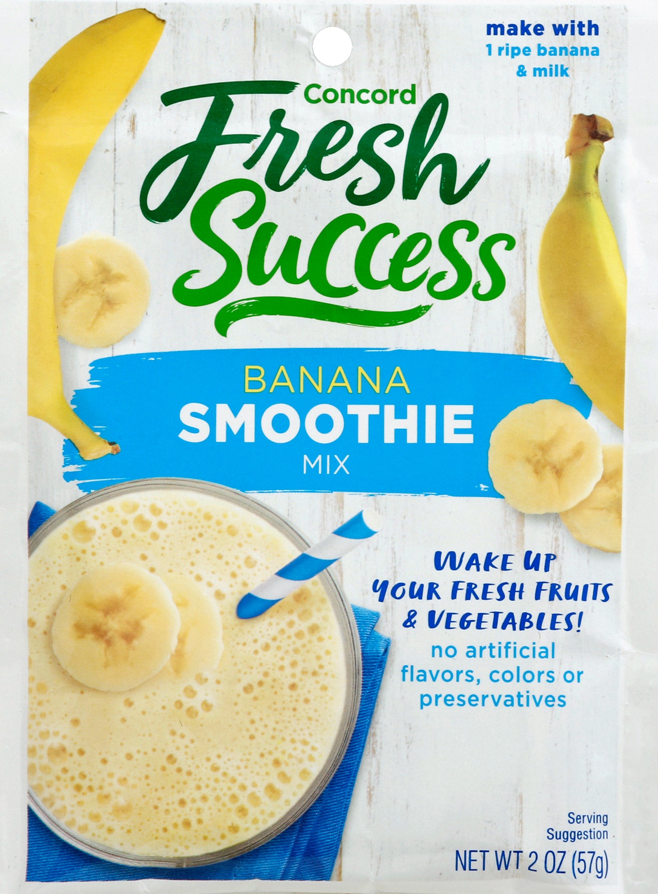 Concord Foods Smoothie 2 oz - BANANA SMOOTHIE MIX