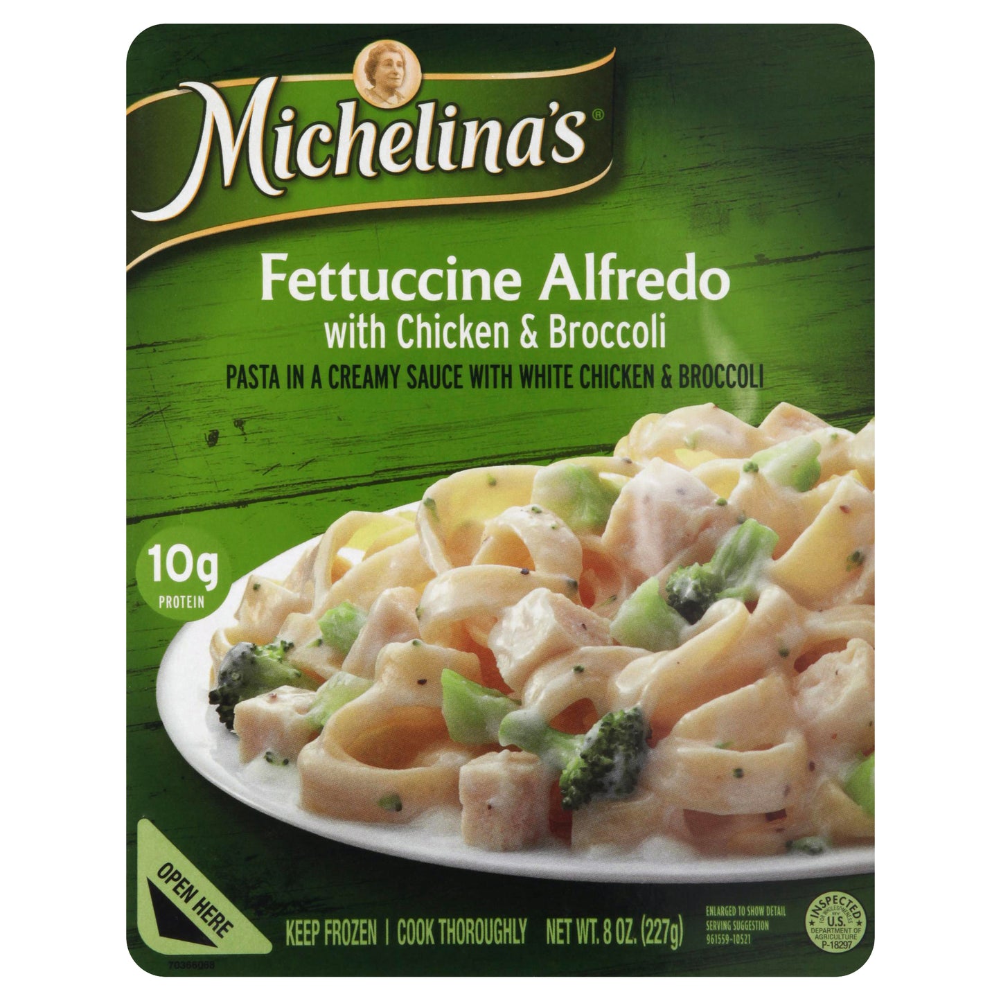 Michelina's Fettuccine Alfredo with Chicken & Broccoli 8 oz