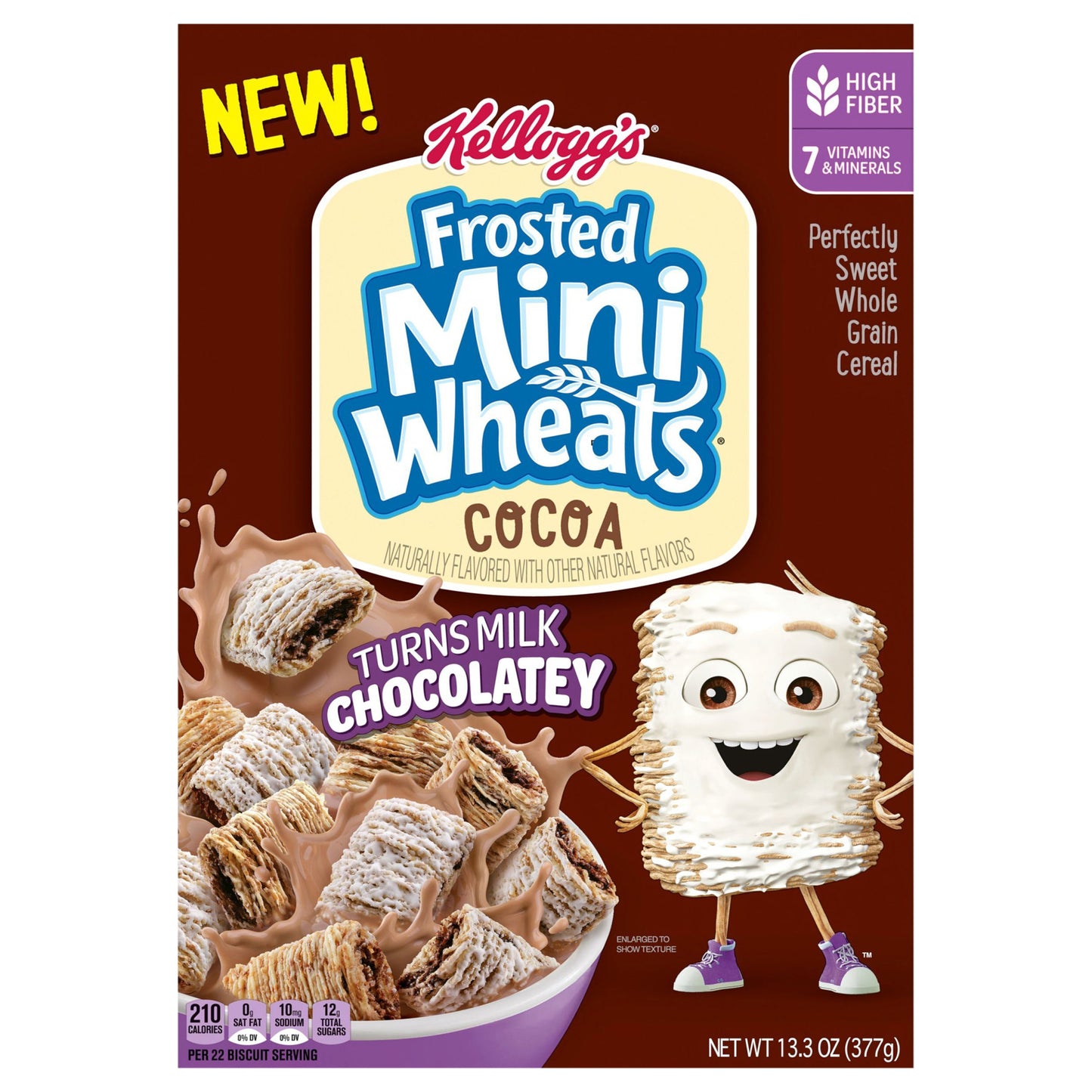Kellogg's Mini-wheats Cocoa 13.3oz