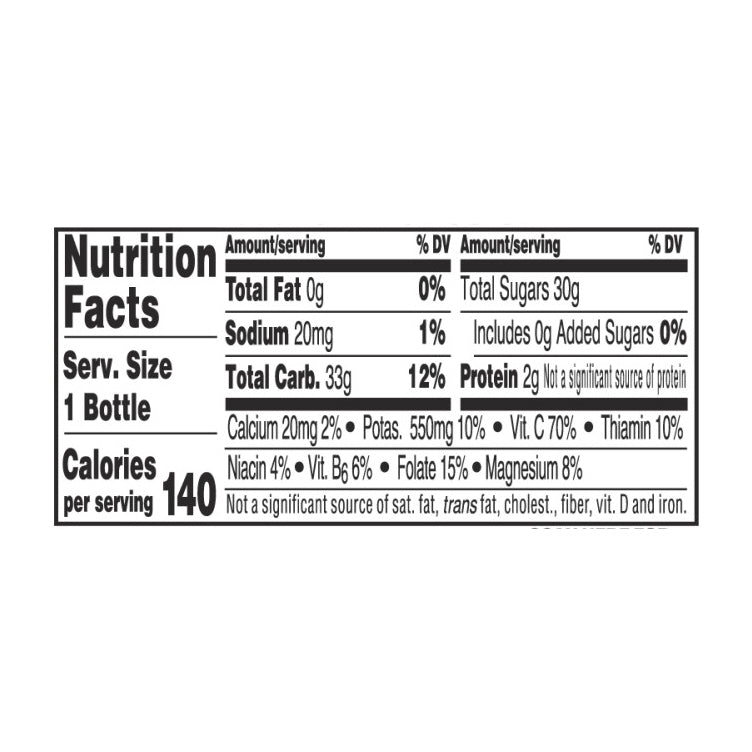 Minute Maid Orange Juice Bottles, 10 fl oz, 6 Pack