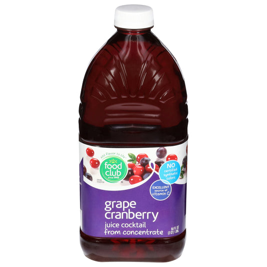Food Club Grape Cranberry Juice Cocktail 64 fl oz