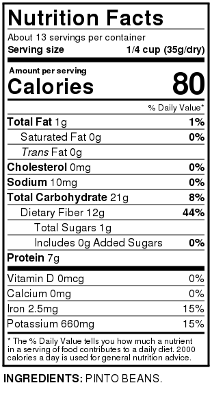 Pinto Beans - 16 OZ Pack