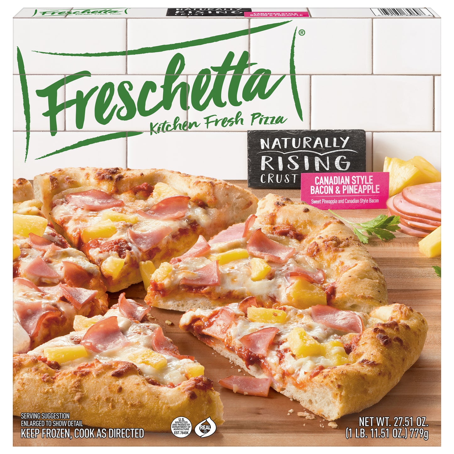 Freschetta Naturally Rising Crust Canadian Style Bacon & Pineapple Pizza 27.51 oz