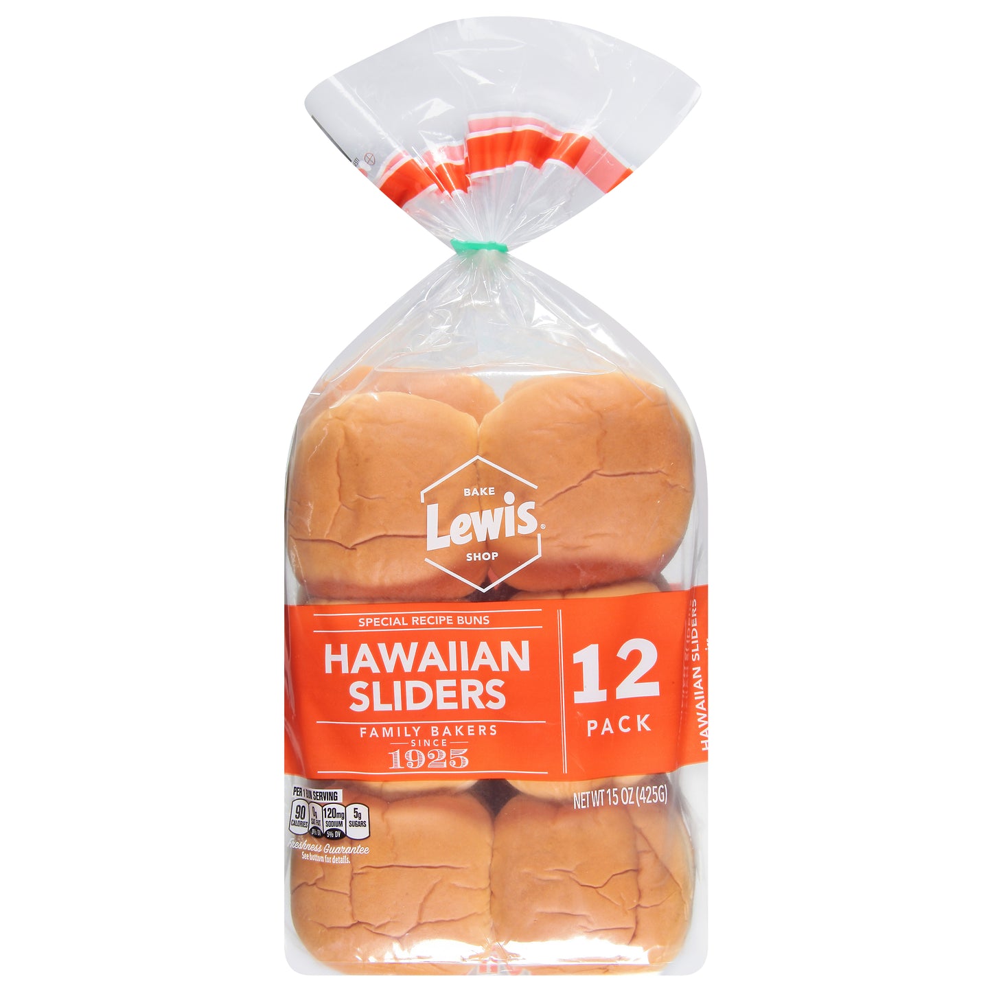 Lewis Bake Shop Hawaiian Sliders Buns 12 ea
