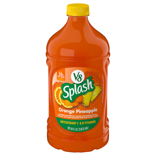 V8 Splash® Orange Pineapple Flavored Juice Beverage, 64 fl oz Bottle