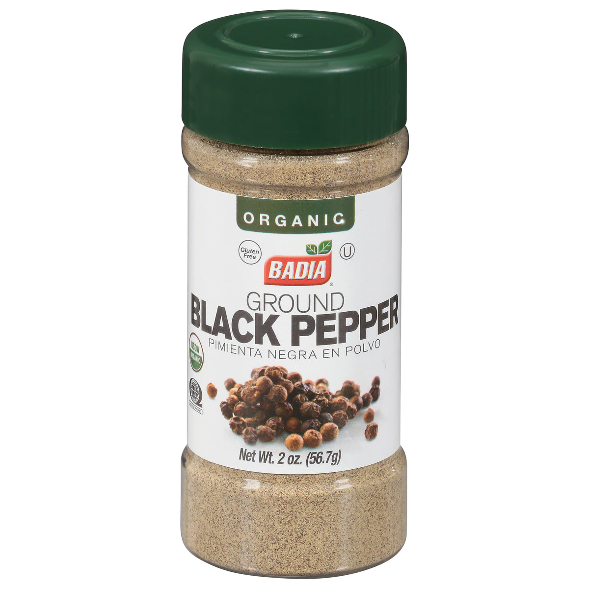 Badia Organic Ground Black Pepper 2 oz