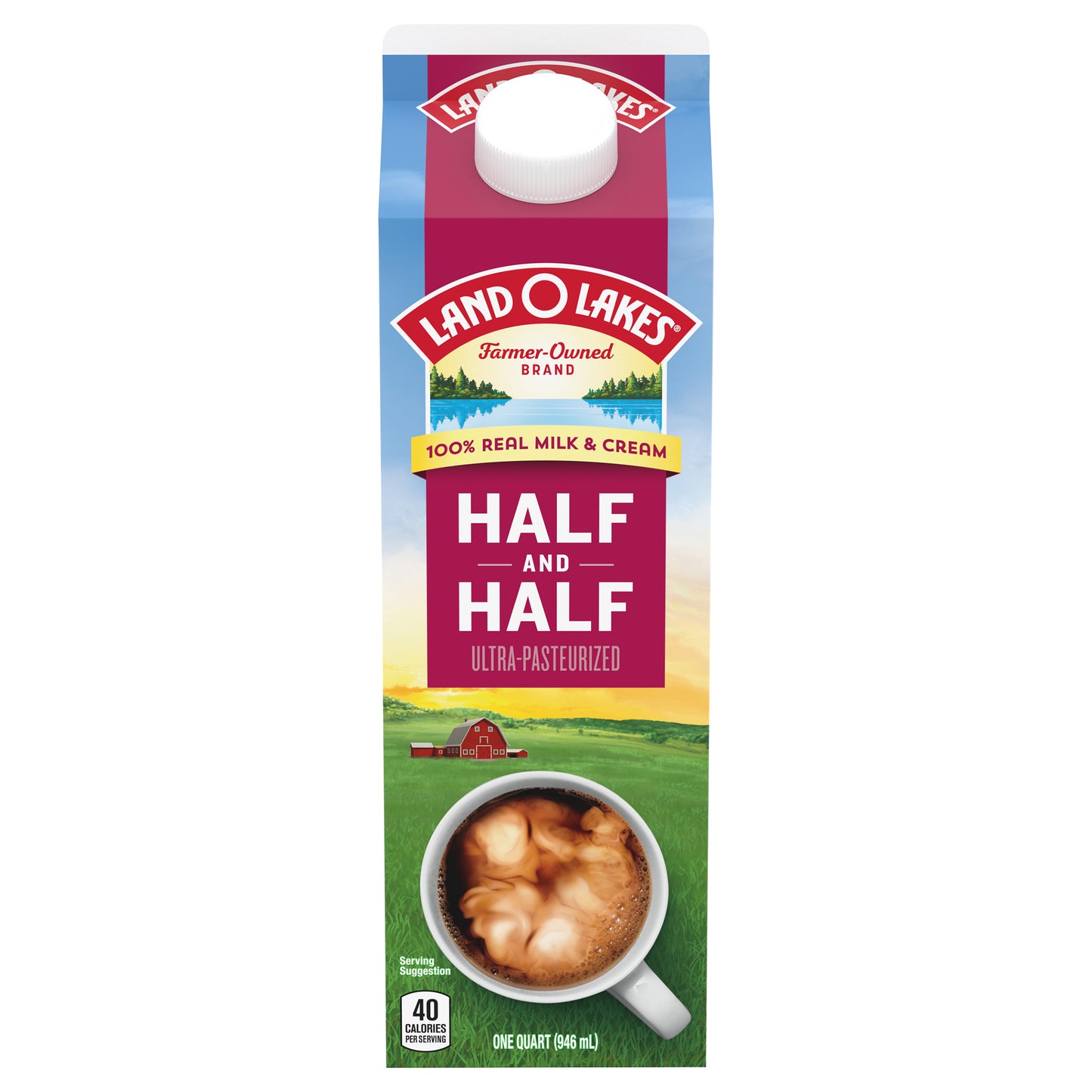 Land O Lakes Traditional Half And Half, 1 Quart