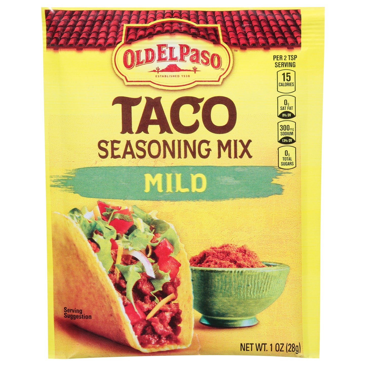 Old El Paso Mild Taco Seasoning Mix 1 oz