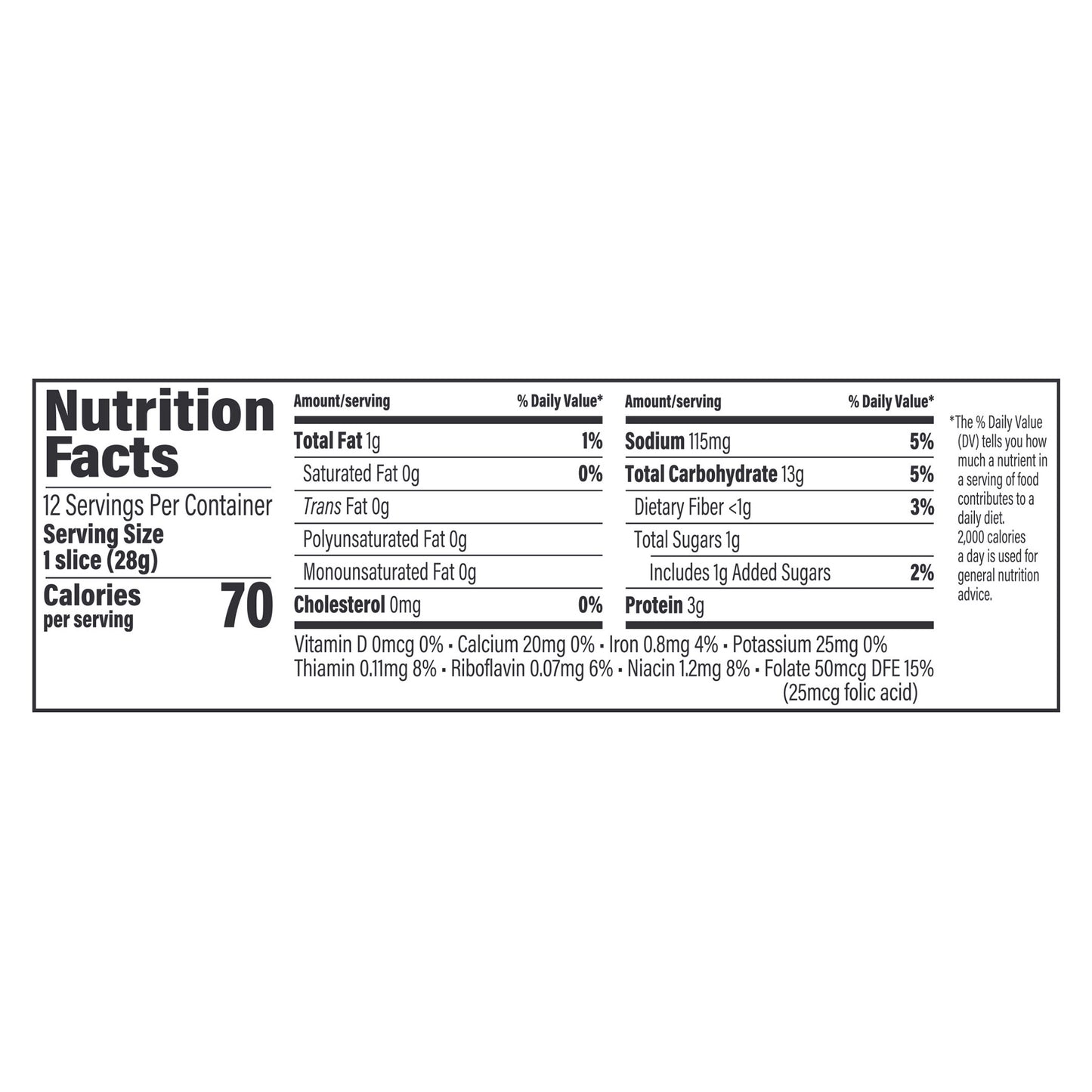 Sara Lee Sourdough Bread, Half Loaf, 12 oz