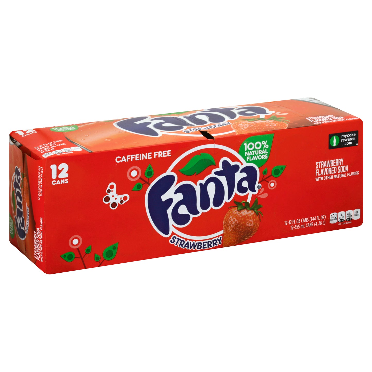 Fanta Soda 12 ea - STRAWBERRY